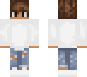 white sweatshirt