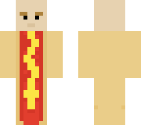 bald hot dog man