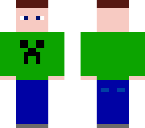 boy with creeper shirt