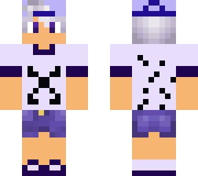 cute purple boy