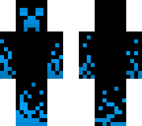 gradient creeper skin blue - dark blue