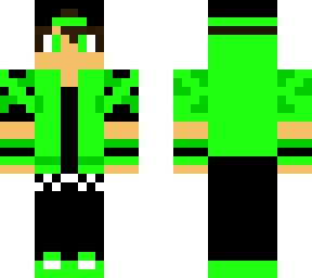 green hoddie