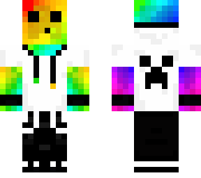 rainbow slime master white sweater