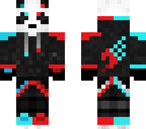 red and blue panda