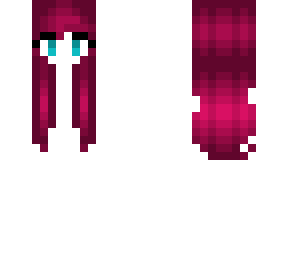 straight front - curly back - new shading - magenta purple hb
