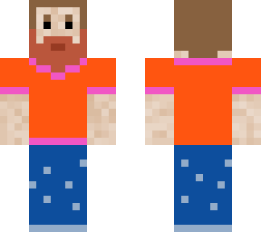 bearded man orange shirt improved