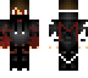black red