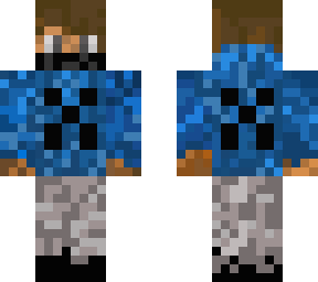 blue hoodie