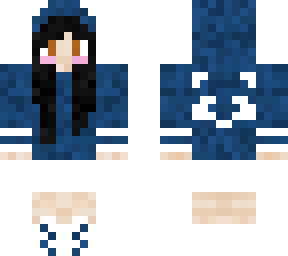 chica panda azul xd