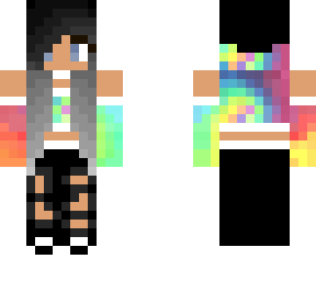 edit of the rainbow girl swirl
