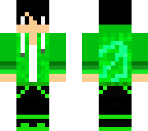 Green hoodie boy | Minecraft Skin