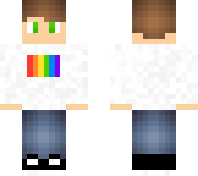 guy with rainbow shirt