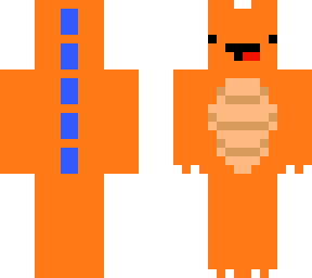 orange dino