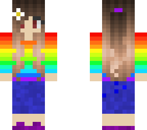 rainbow girl