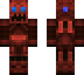 red modern robot