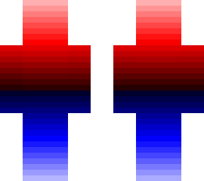 red to blue