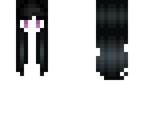 straight front - curly back - black hb