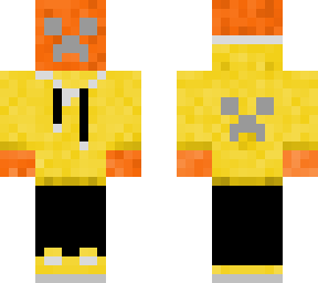 yellow hooded orange creeper