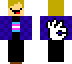 blond trans boi with got 'em back