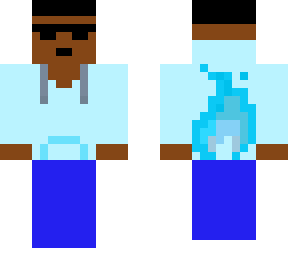 blue flame hoodie