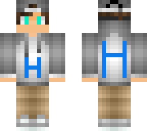 letter h skin