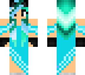 me (dyed hair, dress)