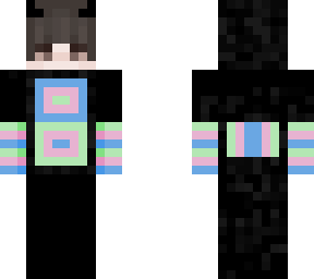 pink blue green