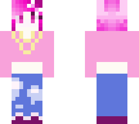 pink pigtails