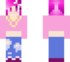 pink pigtails