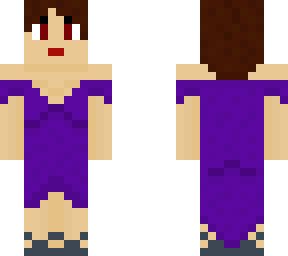 purple dress