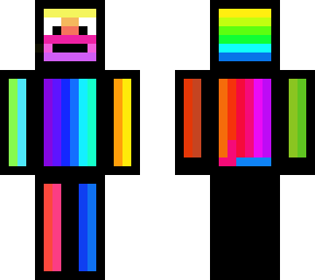 rainbow with border