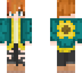 androgynous sunflower jacket
