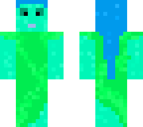 aqua creature made with help/ideas from my family.