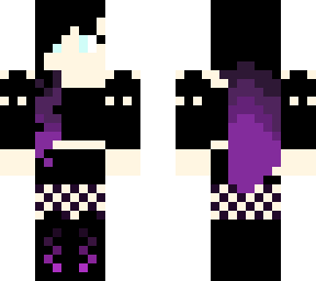 blue eyed goth girl