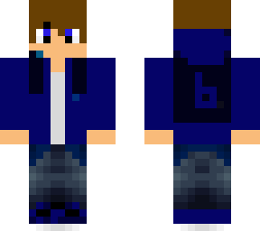 blue gamer boy