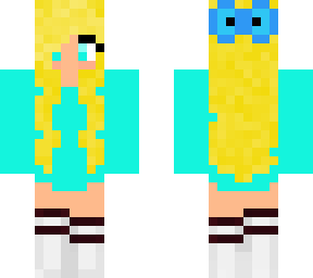 cute blue girl