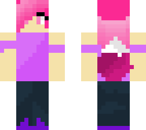 cute pink wolf