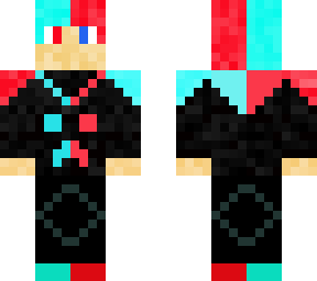 red & blue