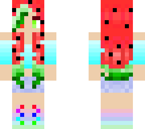 watermelon hair girl