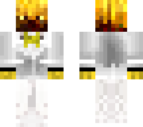 blaze in a white suit