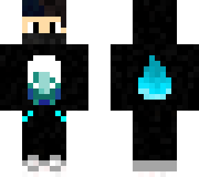 chico calabera azul