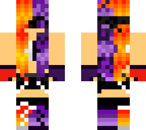 corrupted fire girl
