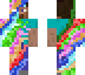 corrupted steve/herobrine