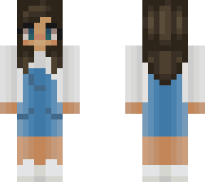 cute dungaree girl (shaded)