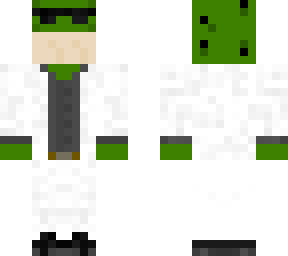 frog in wwhite suit