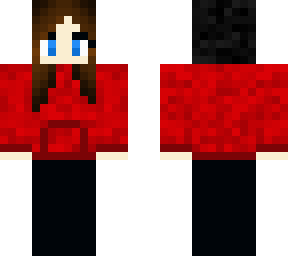 girl with red hoodie (unfinished!) gift for friend