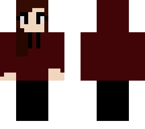 maroon hoodie girl!