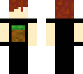 minecraft dark red fire hair exclusive skin