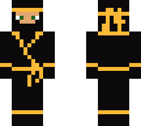 ninja with yellow belt