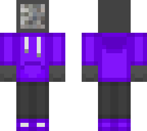 purple tv robot